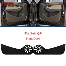Для Audi Q5 автомобиля внутри дверь задняя крышка с защитой от царапин Защита Анти Удар декоративные подушечки автомобиля Стикеры 4 предмета в комплекте