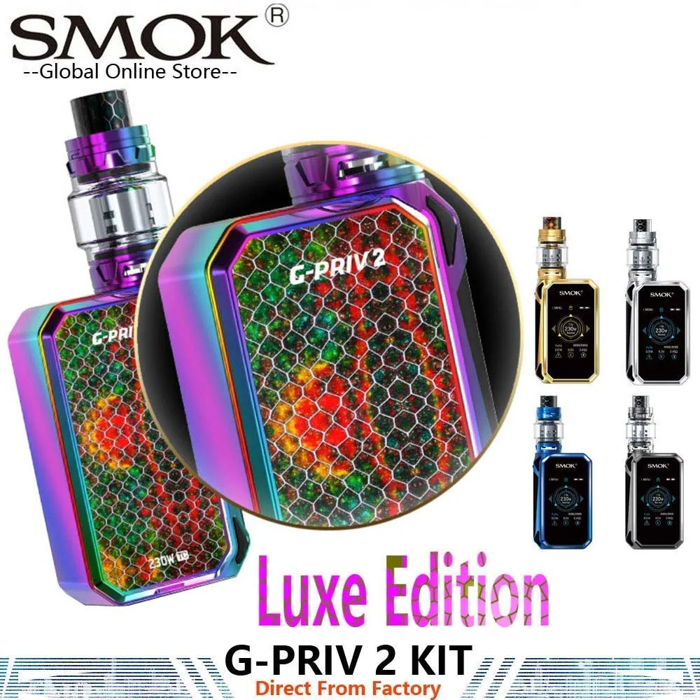 

In stock! SMOK G-PRIV 2 Kit Luxe Edition 230W G PRIV 2 Box Mod TFV12 Prince Tank 8ML Atomizer Smok Vape VS SMOK MAG KIT X Priv