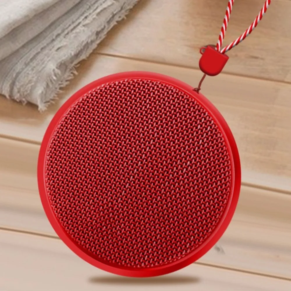 

Wireless Bluetooth Speaker Outdoor Mini Sports Audio Portable Subwoofer Built-in Microphone Mesh Fabric Production