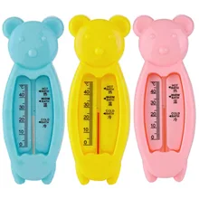 Прекрасный медведь ванна для младенцев термометр 0-40 градусов плавающая пластиковая игрушка Ванна для купания датчик воды термометр датчик температуры