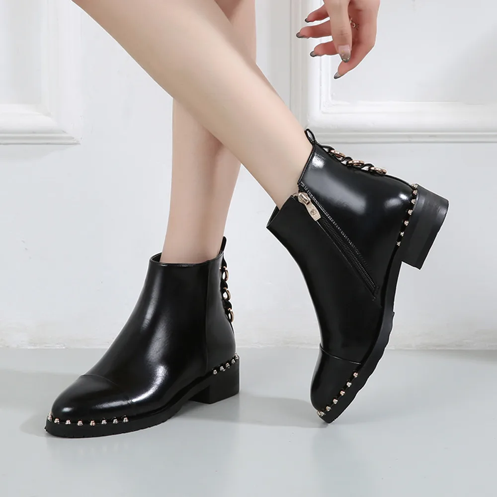 black boots with heels for women