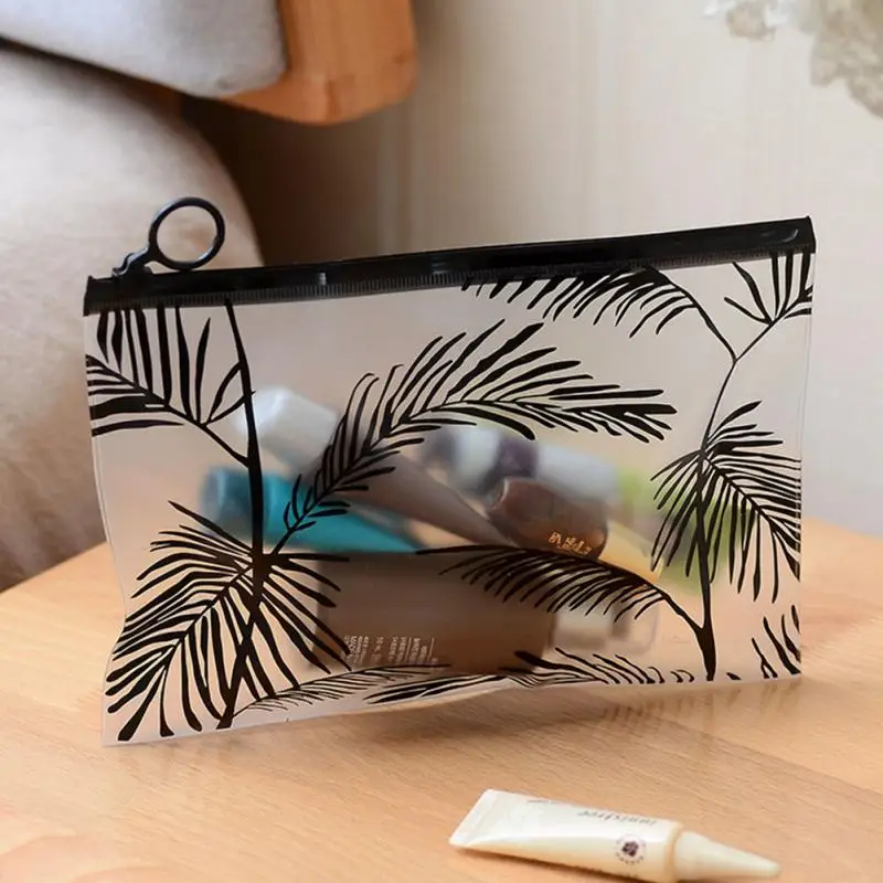 

Waterproof Transparent Cosmetic Bag Women Zipper Makeup Bag Pouch Travel Organizer Toiletry Bag Beauty Case Large Capacity
