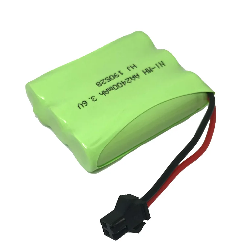 3,6 V 2400mah AA 4* AA Ni-MH перезаряжаемый аккумулятор для RC электронной игрушки автомобильные Инструменты Оборудование безопасности Ni-Cd AA батарея Группа