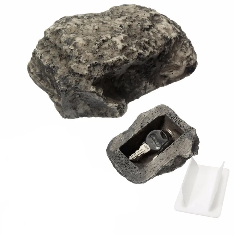 Key Storage Box Durable Quality Simulation Stone Hidden Money Private Key Anti lost Insurance Mini Fake Stone Case|Anti-theft Lock| - AliExpress