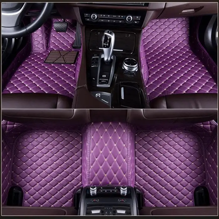 high quality automotive floor mat. Customized 98% automotive floor mat. Wholesaler under single link December - Название цвета: purple