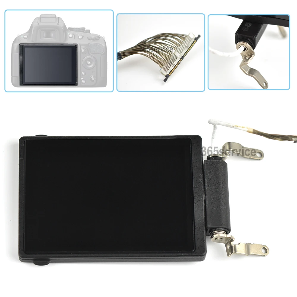 

D5100 LCD Screen Display Monitor With Flex Cable FPC Repair Parts For Nikon