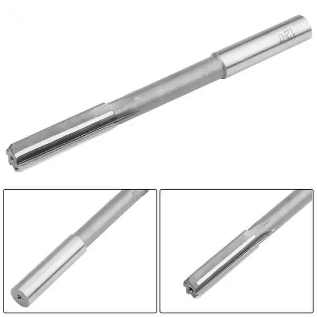 10pcs/set HSS H7 Machine Reamers Straight Flute Reamer Machine Cutter 3/4/5/6/7/8/9/10/11/12mm Woodworking Tools
