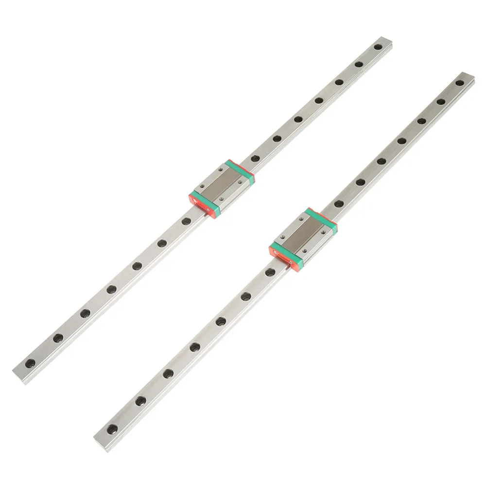 2pcs Linear Slide Rail LML12H Linear Guide Rails 400mm Length Linear