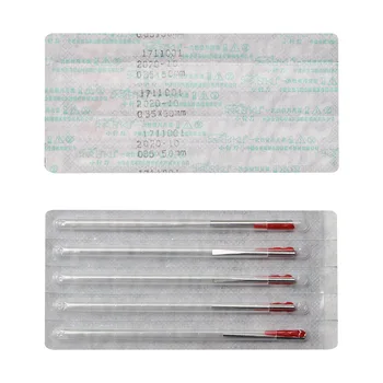 

acupotomy therapy disposable needles aluminum handle micro knife acupuncture needles independent tube 0.35/40/50/60mm