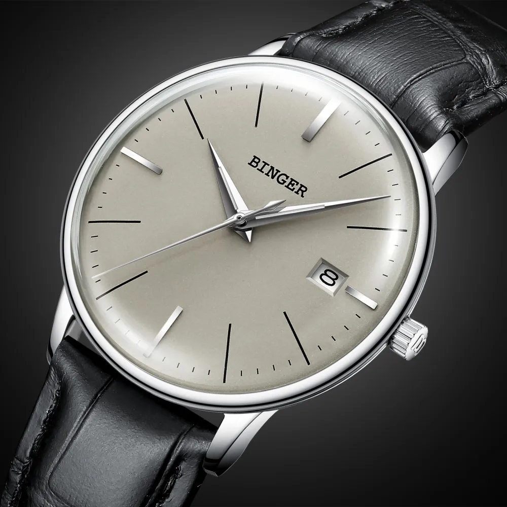 Horloges mannen سويسرا بينغر ساعات أوتوماتيكية الرجال الفاخرة العلامة التجارية الياقوت التقويم مضيئة جلدية الميكانيكية ووتش الرجال Horloges mannen سويسرا بينغر ساعات أوتوماتيكية الرجال الفاخرة العلامة التجارية الياقوت التقويم مضيئة جلدية الميكانيكية ووتش الرجال