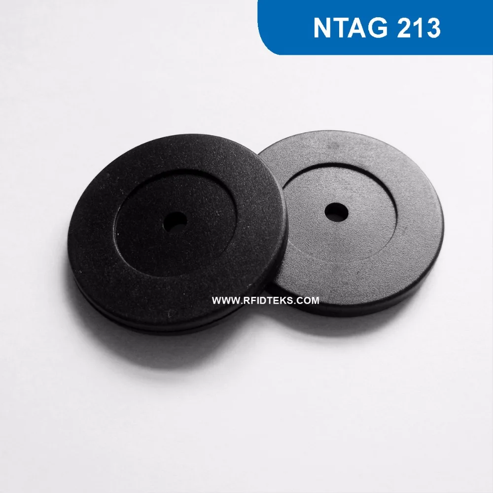 RT35MM ABS RFID токен метка, rfid-диск для NFC мобильного телефонная бирка ISO14443A 13,56 МГц 144 байт Ntag 213 чип