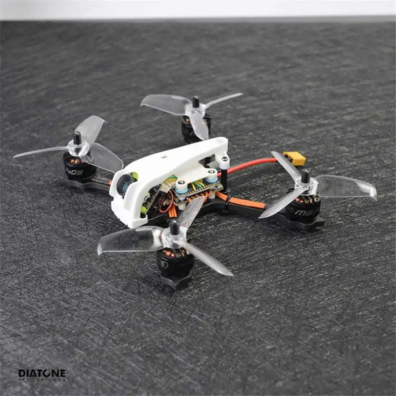 Diatone GT R349 135 мм 3 дюймов 4S FPV гоночный Дрон Квадрокоптер с дистанционным управлением с самонастраиваемым устройством w/F4 OSD 25A RunCam Micro Swift TX200U модели RC - Цвет: Белый