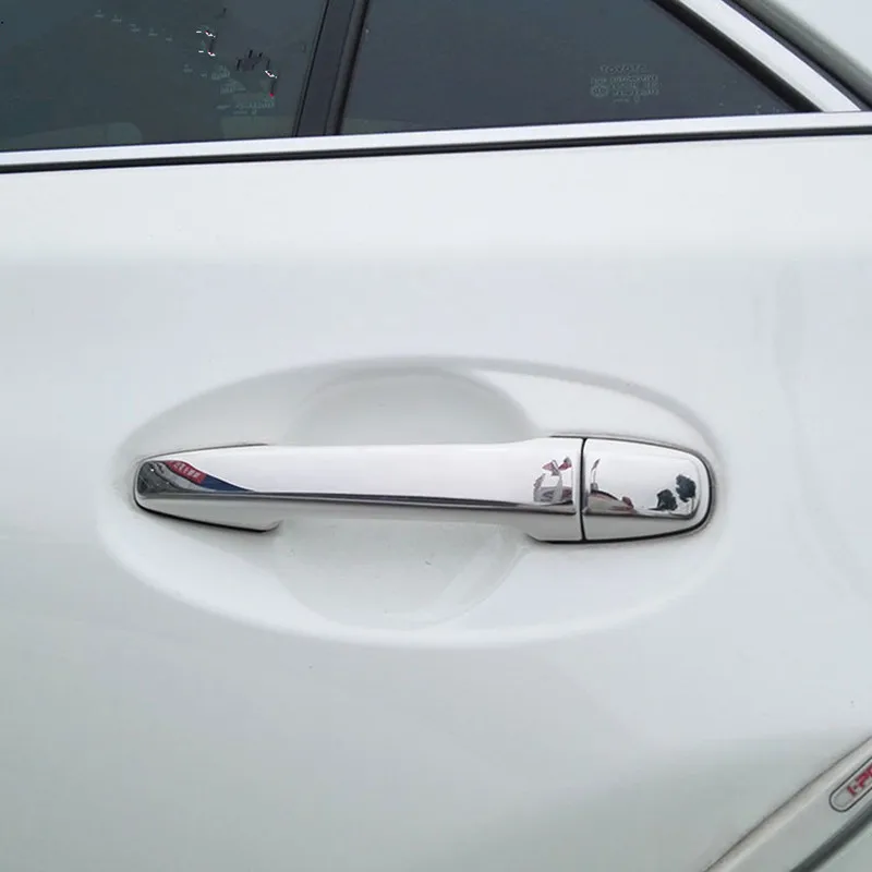 

FUNDUOO For Toyota Venza 2008-2017 High Quality Stainless Steel Door Handle Cover Pad Sticker Molding Styling