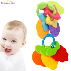 Милые New Baby Прорезыватель фрукты Форма силикона Сейф прорезывания зубов, игрушки для младенцев Pacifier Подарки APR13