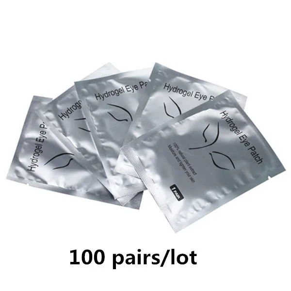 100fox 50/100 пар глазных пластырей для наращивания ресниц индивидуальные подушечки шелковые патчи для глаз под накладки для наращивания ресниц патчи для наращивания ресниц - Цвет: 100fox
