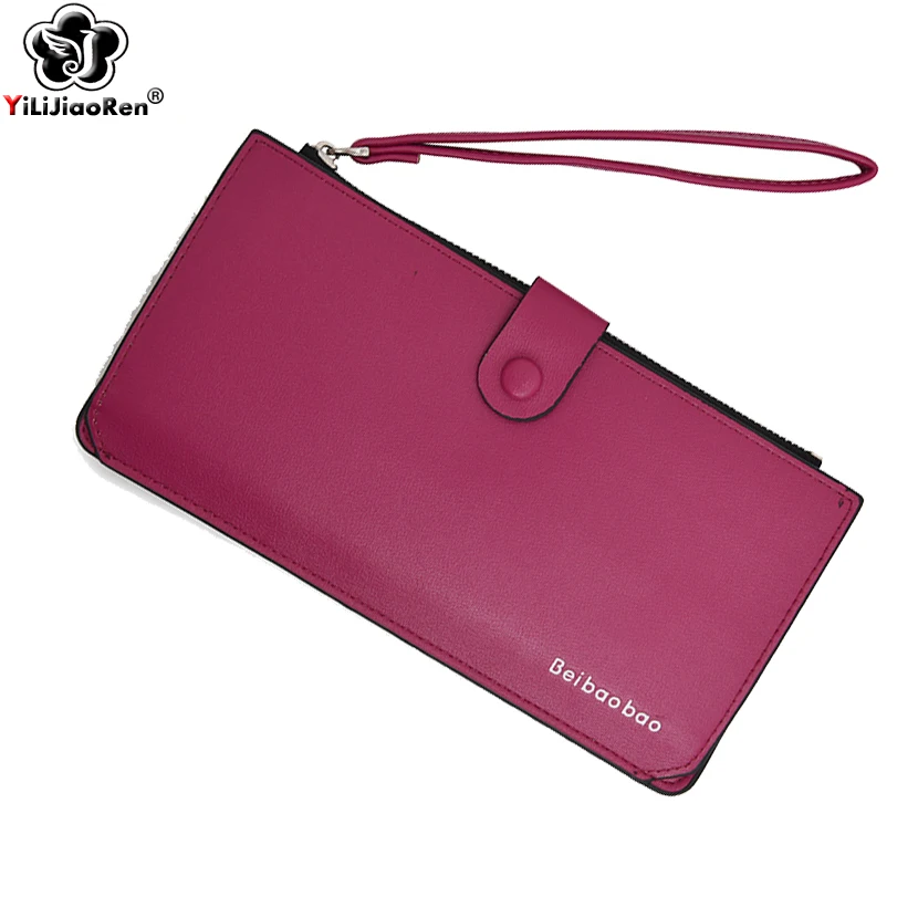 

Brand Leather Wallet Fashion Womens Wallets and Purses Hasp Simple Wallet Business Card Holder Purse Money Bag Coin Pocket 2019