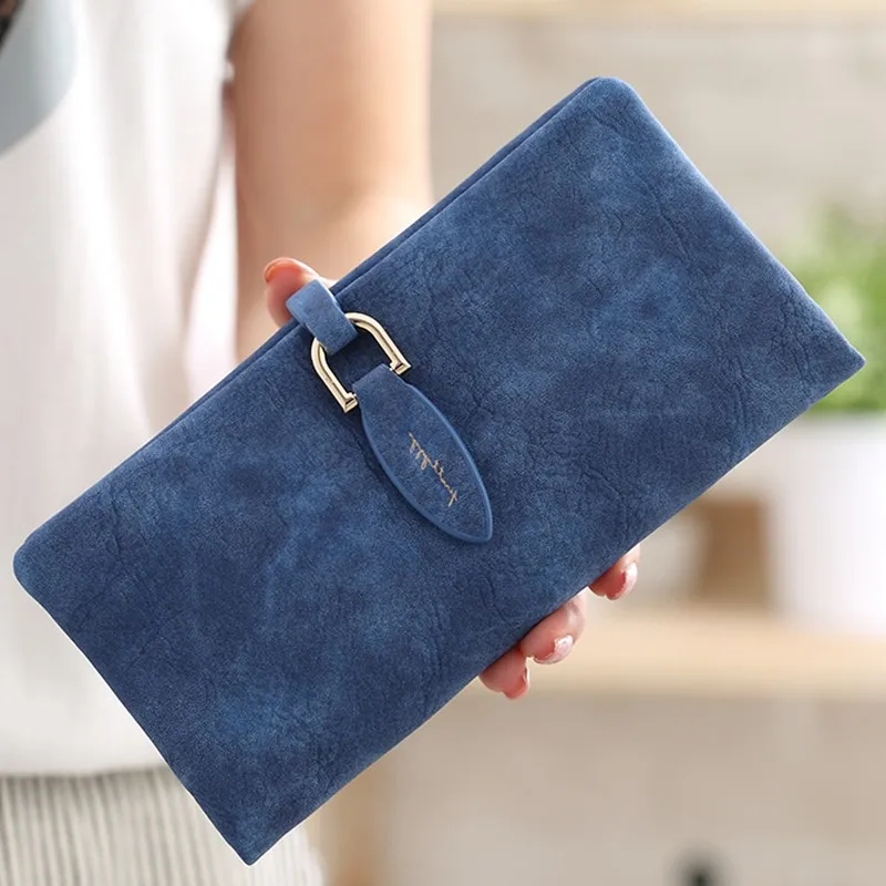 

2019 Women Wallet Card Holder Female Wallet Women's Hasp Purse Coin Purse Card Holder Wristlet Money Long Bag More Color Clutch