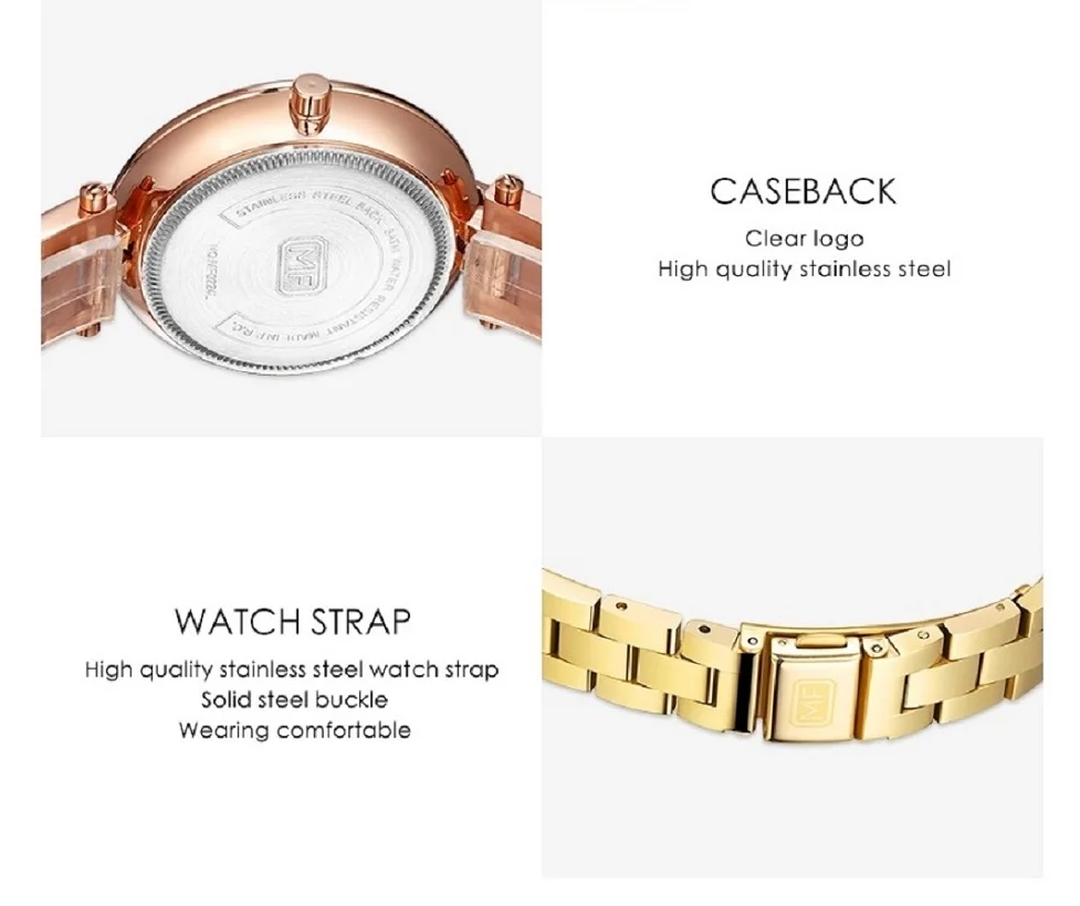 Мини фокус городской современный минималистичный кварцевые женские часы розовое золото ремешок из нержавеющей стали женские водонепроницаемые деловые наручные часы