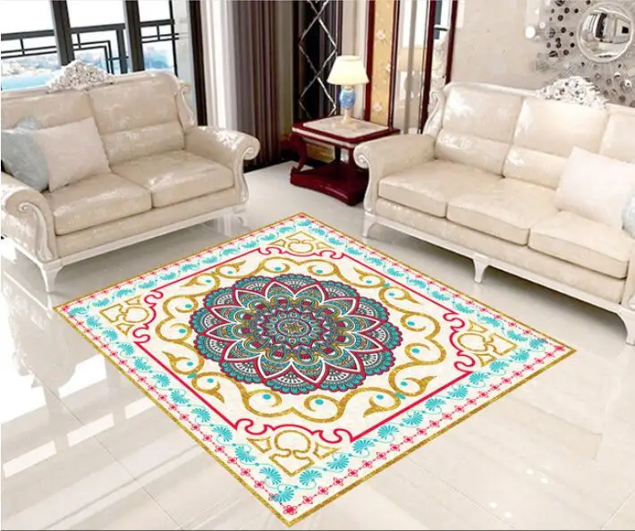 3 d ПВХ напольное покрытие пользовательский водонепроницаемый ковер с рисунком