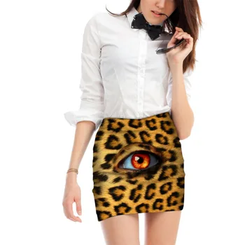 

Noisydesigns 2018 news fashion women summer sexy short skirt lady holographic big eyes girl bondage beach bodycon skirts