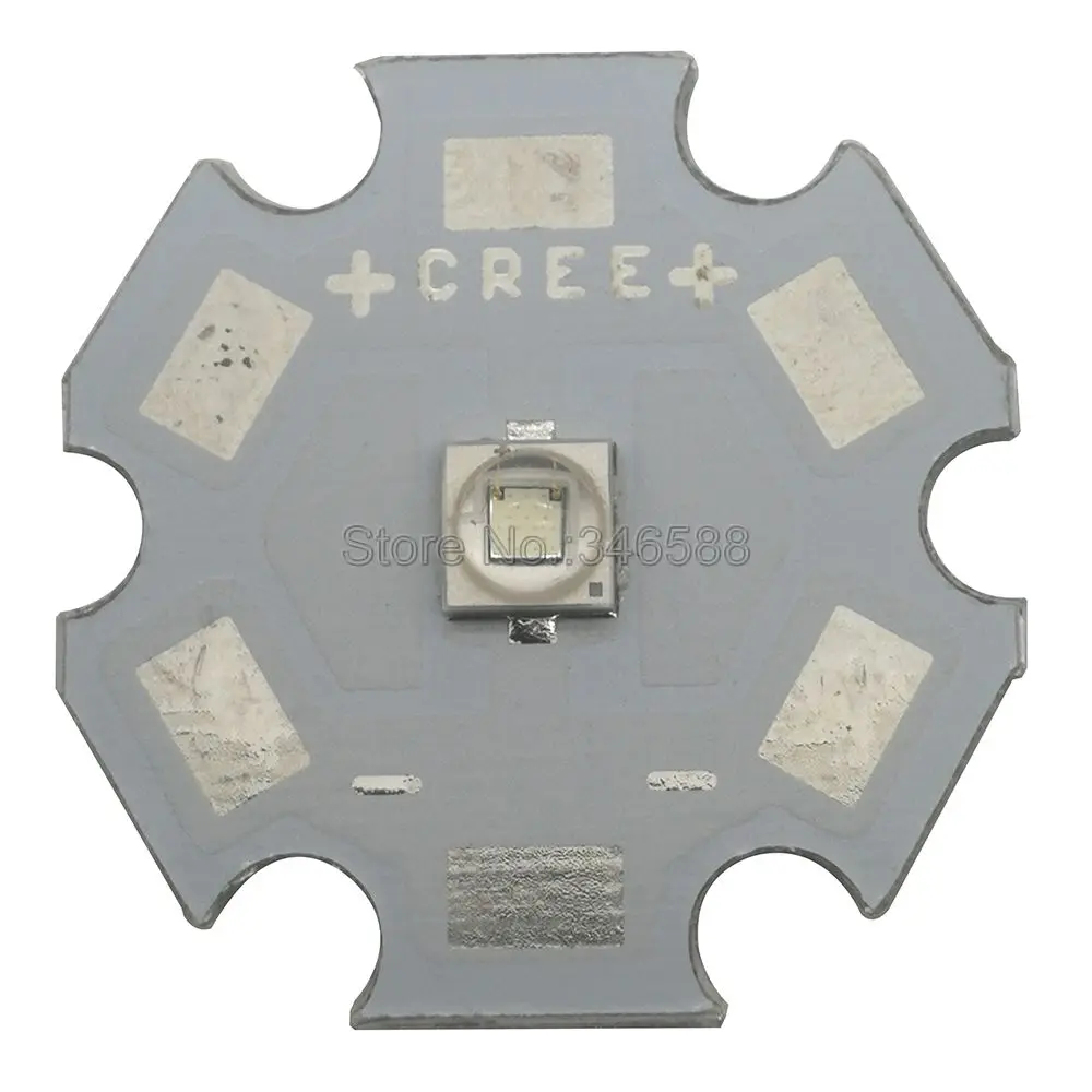 5x Cree 3 Вт XPE2 XP-E2 синий цвет 470nm-475nm высокое мощность светодиодный излучатель диод на 8 мм/10 мм/12 мм/14 мм/16 мм/20 мм PCB