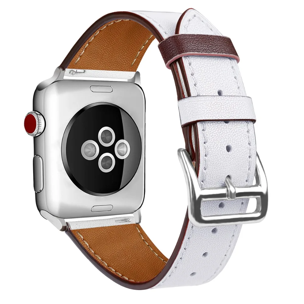 Кожаный ремешок для apple watch Band apple watch 4 3 band 42 мм 38 мм 44 мм/40 мм iwatch band correa браслет ремешок для часов