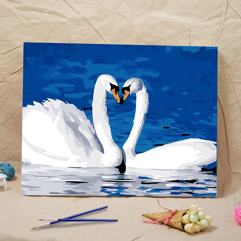 Frame Cartoon Figure Landscape Diy Painting By Numbers Handpainted Wall Artwork Pictures Unique Gift For Kids Adult Home Decor (9)