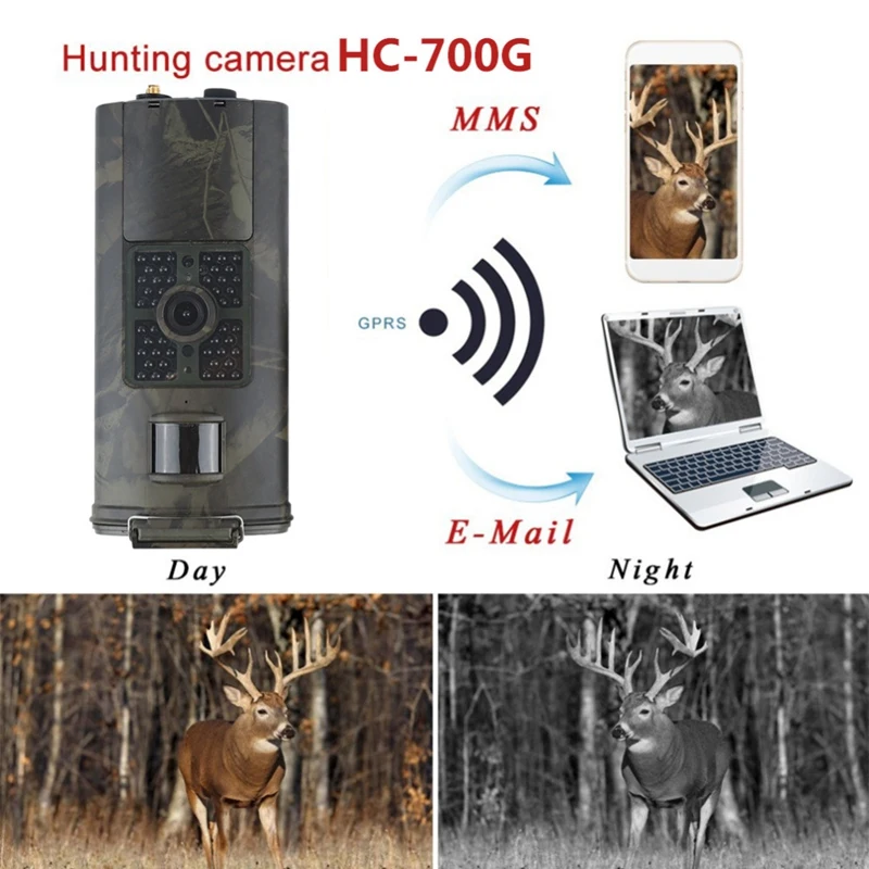 Hc-700G охотничья камера наблюдение за дикой природой слежения игра камера 3g фотоловушка с антенной 16Mp Trail камера Видео Скаутинг фото ловушка