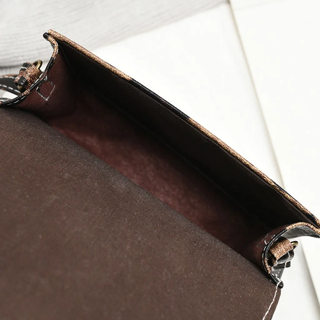 Топ бренд женские сумки Bolso модная леопардовая расцветка олененок подвеска на