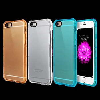 

100pcs/lot Colorful Air Cushion Anti Knock Clear Crystal TPU + PC Case for iPhone X XR XS Max 11 11 Pro 11 Pro Max 8 7 Plus