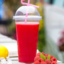 Вечерние одноразовые, для молока чайная чашка расстроен по изготовлению крышек для пластиковых стаканчиков фруктовый сок блендер чашки 100 шт. 600 мл