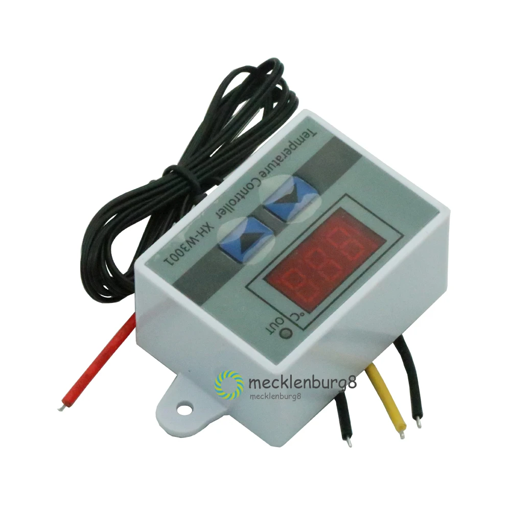 

XH-W3001 W3001 Temperature Digital LED Controller Temperature Controller Thermometer Thermo Switch Controller Probe DC 12 V