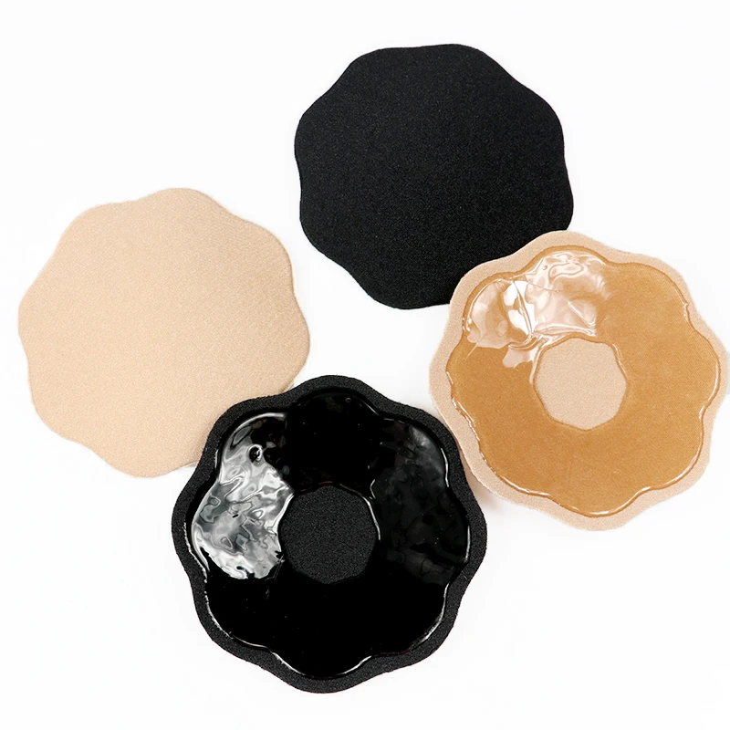 

1Pair Sexy Bra Pad Reusable Self Adhesive Silicone Bra Breast Pad Pasties Petal Chest Stickers Nipple Cover Invisible Intimates
