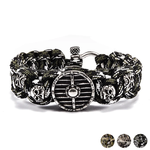 Original Top Quality Men Camping Rescue Paracord Bracelet Round Original Top Quality Men Camping Rescue Paracord Bracelet Round Bronze Medal Survival Army Camouflage Rope
