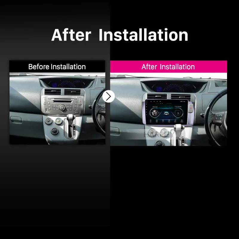 Top Harfey 10.1 inch Android 8.1 Auto Stereo Car GPS Radio for Perodua Alza 2010 with Bluetooth WIFI AUX support Carplay SWC TPMS 5