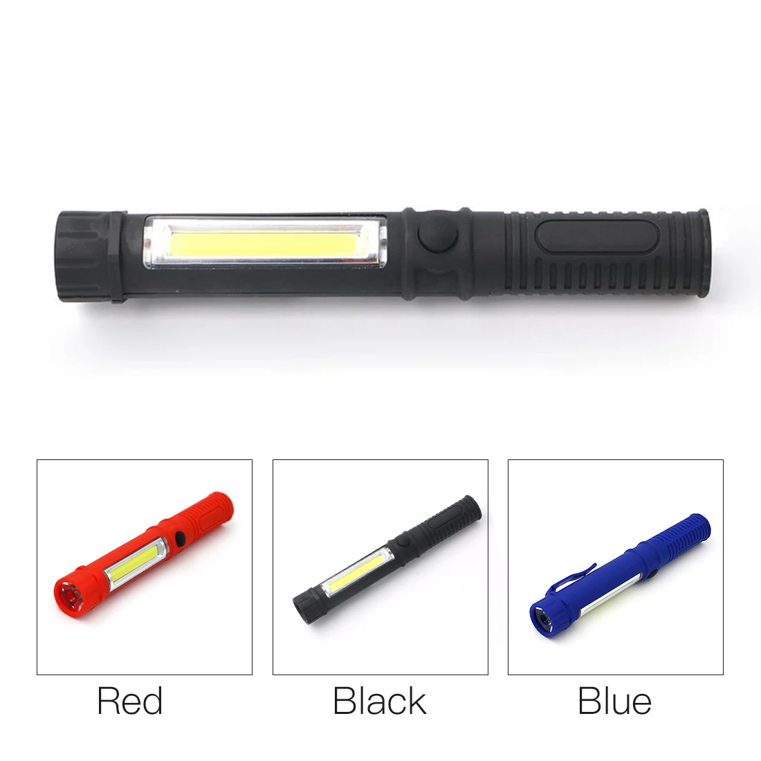 New LED Mini Pen Multifunction led Torch light cob Handle work flashlight cob Work Hand Torch