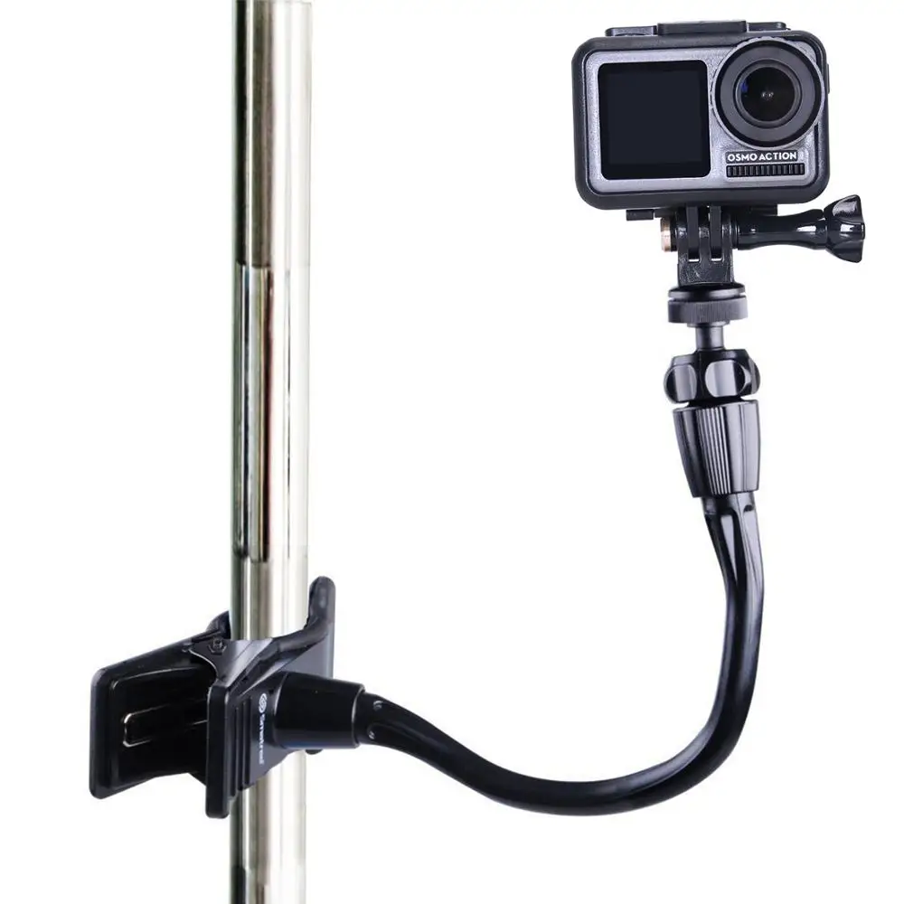 Регулируемый гибкий зажим Smatree для GoPro Hero 8 7 экшн камер Ricoh Theta S M15/DJI OSMO|for gopro
