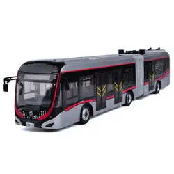 Коллекционная модель сплава подарок 1:42 Yutong двойной источник треклесс троллейбус транзитный объем BRT автобус литья под давлением игрушка