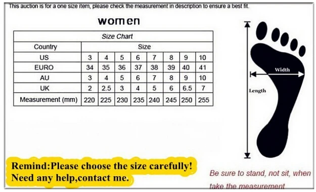 women size