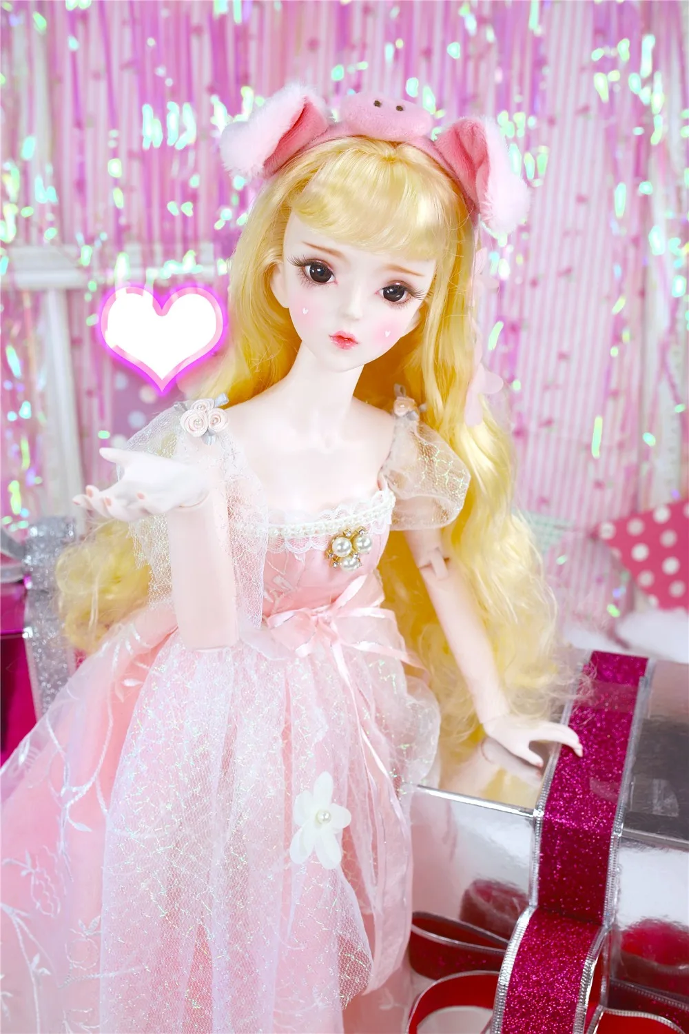 Dream Fairy 1/3 bjd кукла 62 см свинка девочка кукла с наряд обувь, AI YoSD MSD SD комплект игрушка подарок для ребенка DC лати