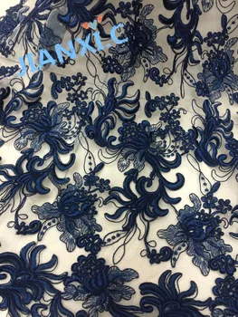 

Latest design JIANXI.C-62318 French Lace Fabric best Quality embroidered African Tulle Lace Fabric For Wedding