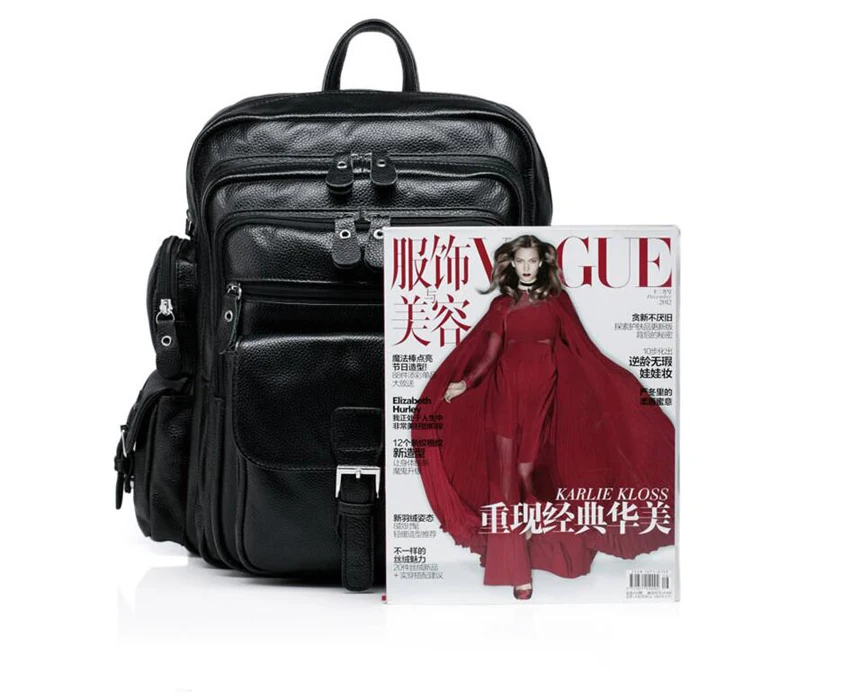 Новая женская сумка из натуральной кожи, известный бренд, женские сумки из натуральной кожи, многофункциональный Модный Большой Вместительный женский рюкзак
