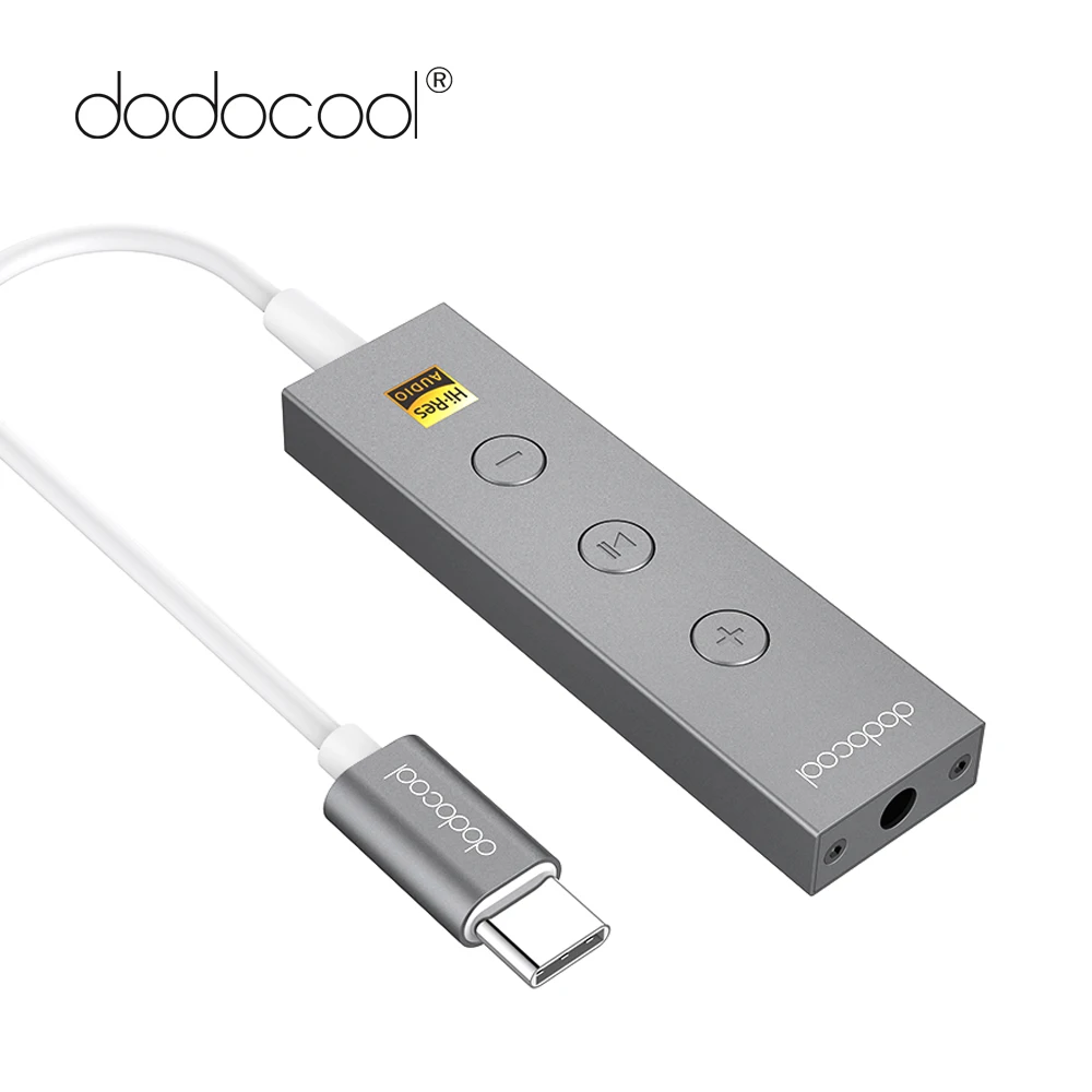 

dodocool Hi-Res Headphone Adapter Type-C USB-C to 3.5mm Audio Jack Adapter Earphone Plug Converter with In-line Remote for LG