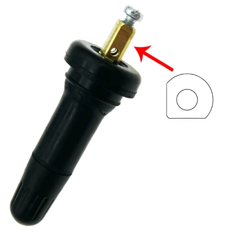 4 шт. клапаны TPMS для FORD JEEP KIA шин с резиновым датчиком бескамерный клапан системы