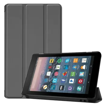 

PU Leather Case for Amazon Kindle Fire 7 2019 2017 with Auto Sleep/Wake Stand Cover for Amazon New Fire 7 7.0 case+film+pen