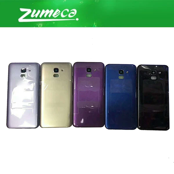 AAA + для Samsung Galaxy J6 J600 J600F 2018 чехол аккумулятора корпус Корпус задняя дверь серый