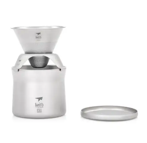 

Keith Ti3911 Titanium Mini Coffee Tea Cup Filter Cup a Set