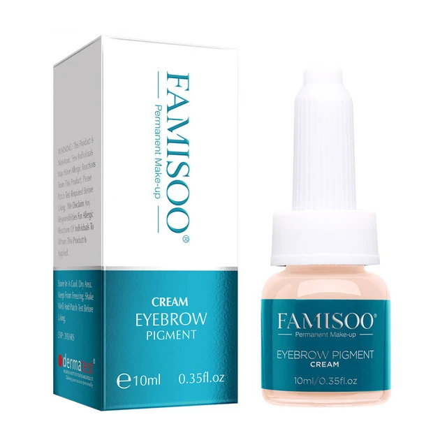 

1pcs Famisoo Skin Tatoo Eyebrow Manual Munsu Makeup Pigment Microblading Permanent Tattoo Ink For Manual Pen machine pen