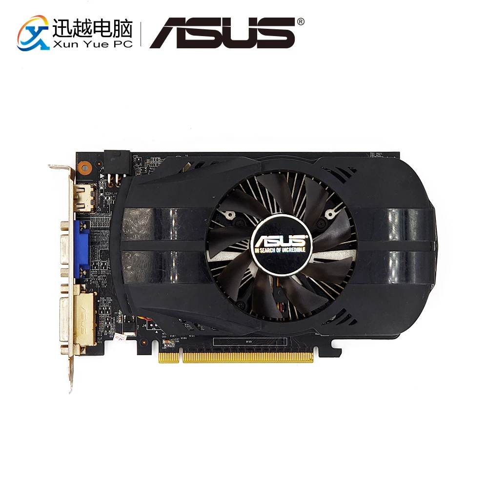 

ASUS GTX650-FMLII-1GD5 Original Graphics Cards 128 Bit GTX 650 1G GDDR5 Video Card VGA DVI HDMI For Nvidia Geforce GTX650