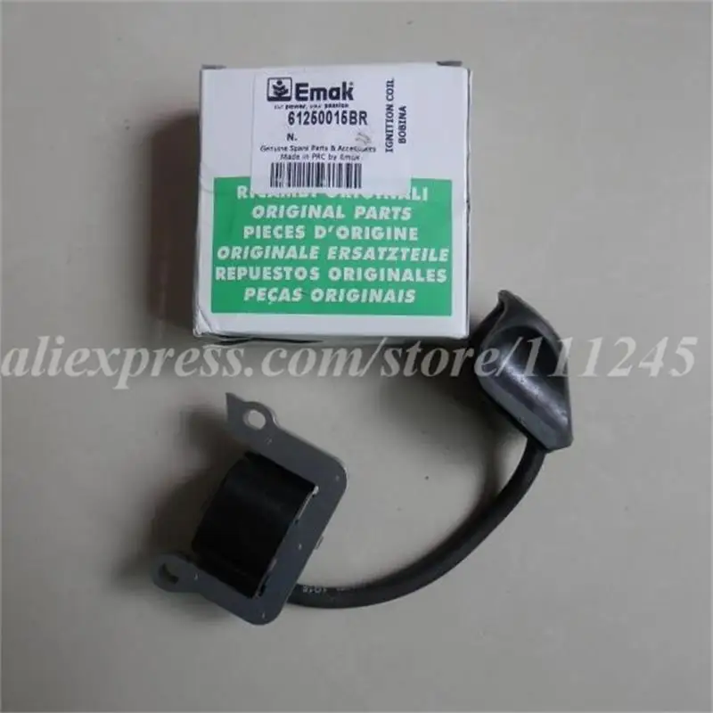 Buy  GENUINE IGNITION COIL FITS OLEO MAC OM43 OM36 BRUSHCUTTER TRIMMER IGNITOR LEAD MAGNETO STATOR EMAK 